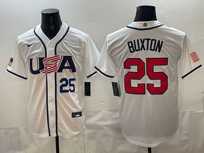 Men 2026 World cup white MLB Nike jersey 009
